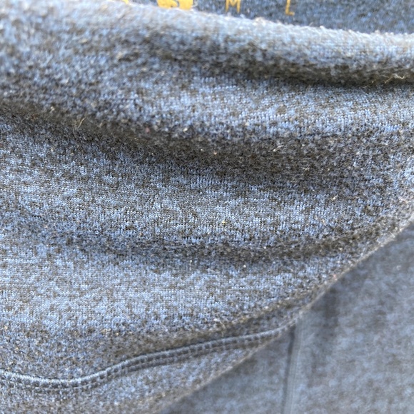 🌙 Spiritual Gangster Leggings – Small / Cozy Blue Vibes with Stripe Detail 🌈 - Picture 4 of 4